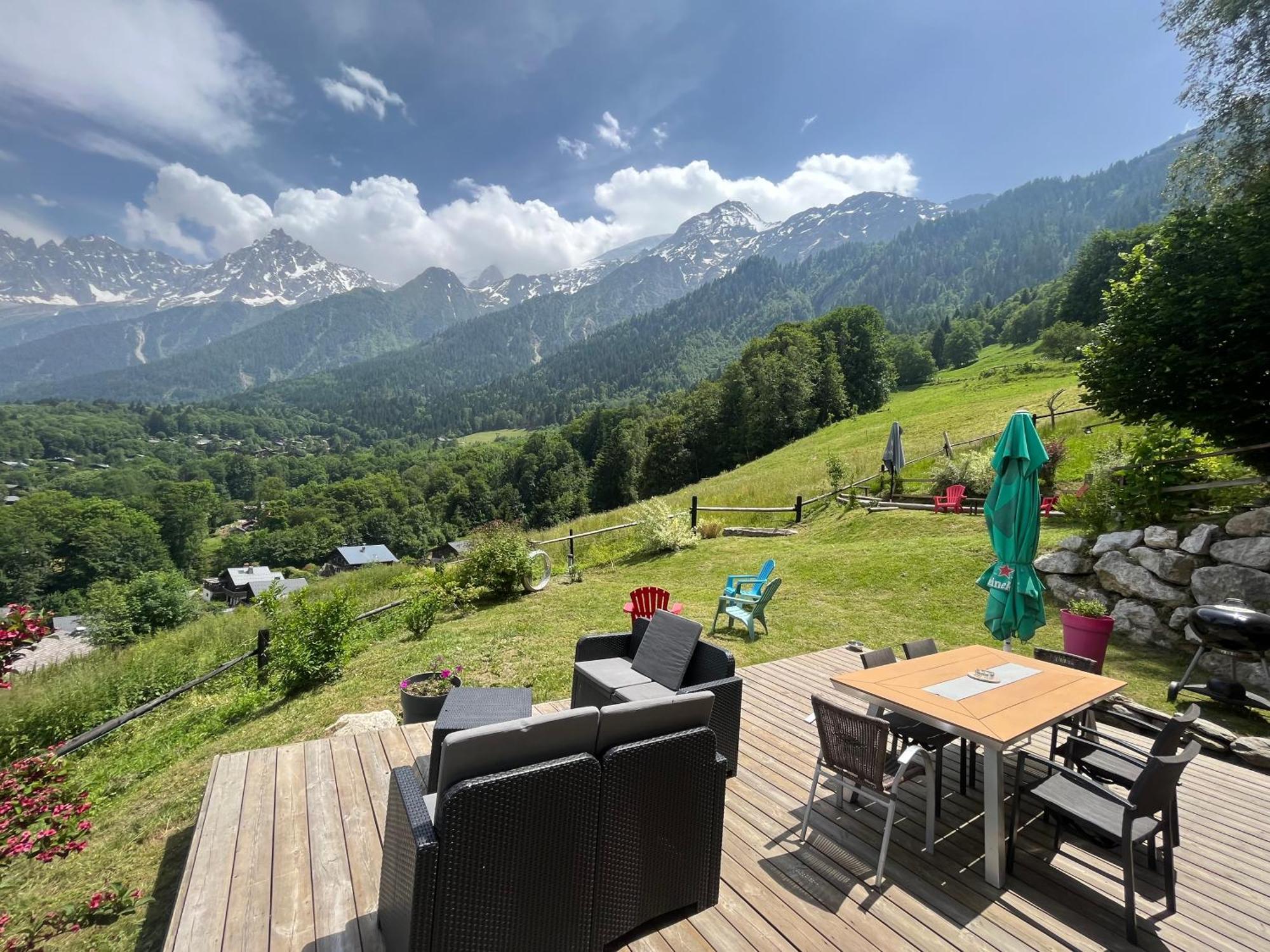 Amazing View Appartement Du Chalet Les Houches Buitenkant foto