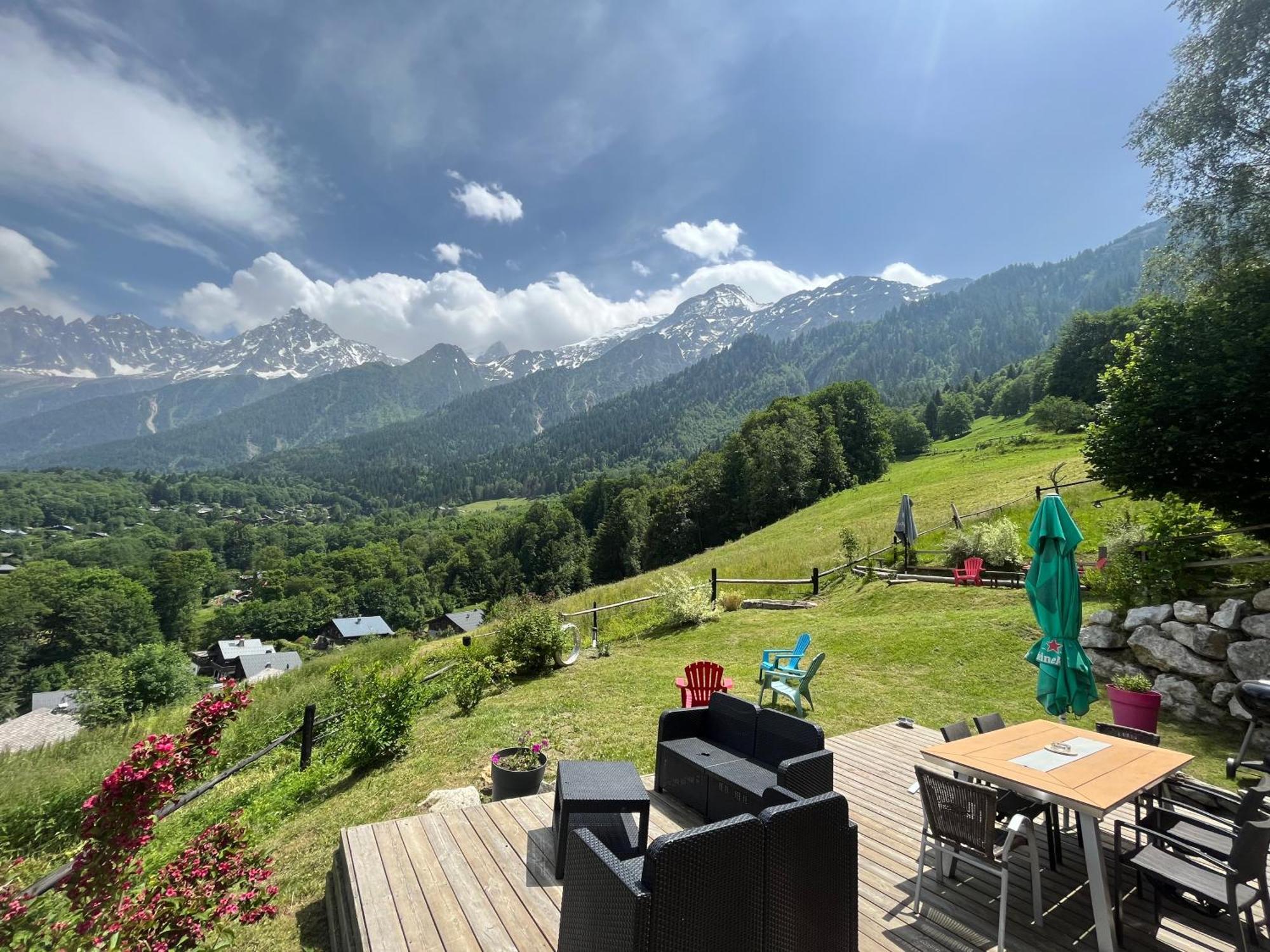 Amazing View Appartement Du Chalet Les Houches Buitenkant foto